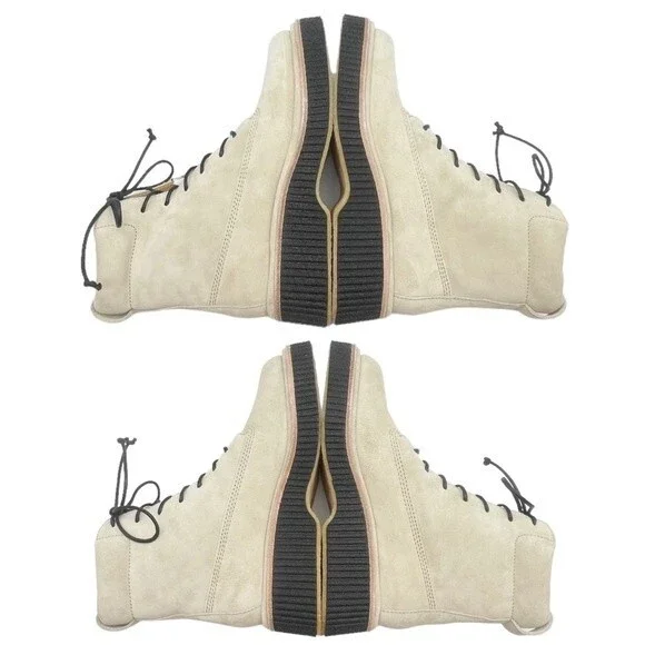 NWT Rag & Bone Boots Sloane Lace-Up Boot Paloma Beige Suede Shoes Women’s Size 8